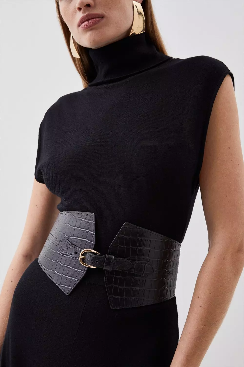 High waist clearance belt for dresses